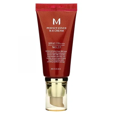 بي بي كريم ميشا بيرفكت كوفر - درجة 27 هوني بيج 50 مل الاصلي